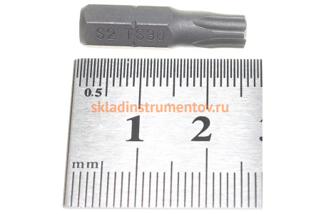 Вставка 5-гранная TORX с отверстием (TS30Hх25 мм; 1/4") JTC 1192530