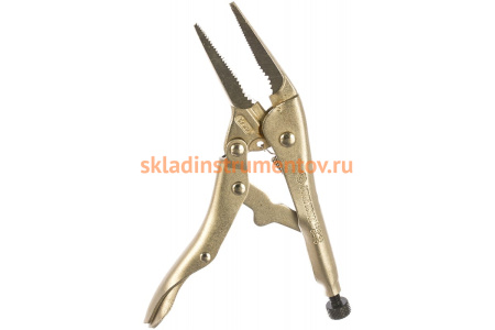 Тонконосый зажим с фиксатором 160мм KING TONY 6315-06