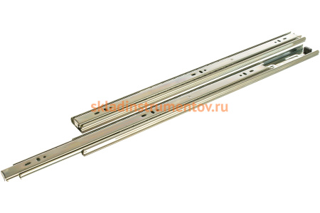 Шариковые направляющие полного выдвижения JET 342 Slide Ball Н42мм, L500мм цинк BUZ342A.500ZI99