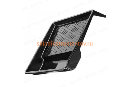 Малярная пластмассовая ванночка для валиков до 210 мм Зубр СТАНДАРТ 290х270 мм, 0.25 л 06052-29-27