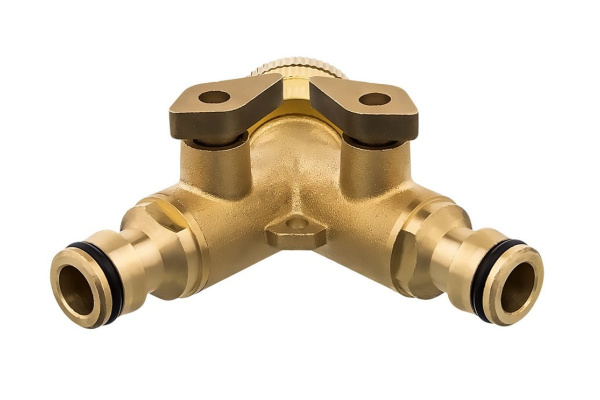 Разветвитель 2-х канальный (3/4") QUATTRO ELEMENTI 246-418