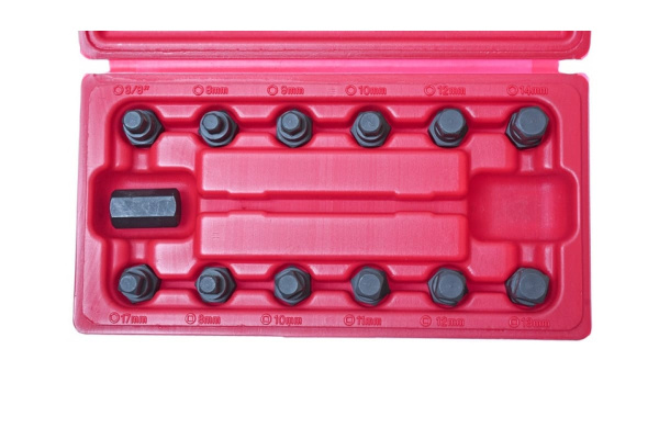 Набор вставок для маслосливных пробок 13 предметов JTC 1117