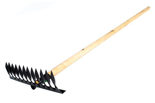 Витые грабли СИБРТЕХ 12 зубьев, 300 мм, с черенком 61744