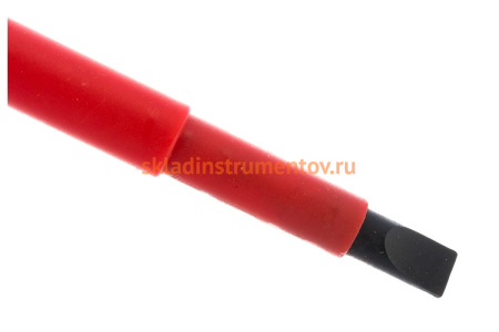 Отвертка SL8,0x150 мм, CrMo, до 1000 В, двухкомпонентная рукоятка MATRIX Insulated PROFESSIONAL 12922