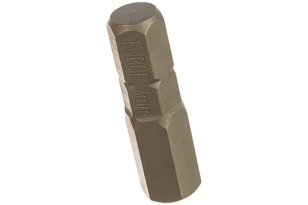 Бита-шестигранник (HEX7 мм; 25 мм; 1/4) FORCE 1242507