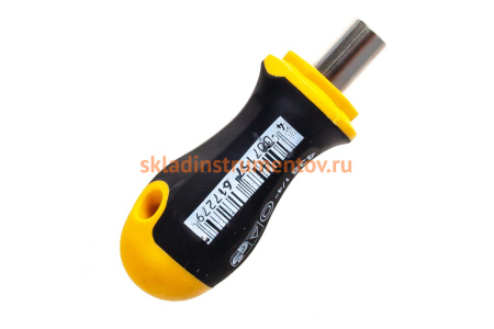 Отвертка под биты Felo Ergonic 1/4" Stubby 43802640