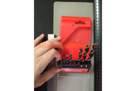 Набор сверл по дереву (8 шт; 3-10 мм) КЕДР 150-028 208712