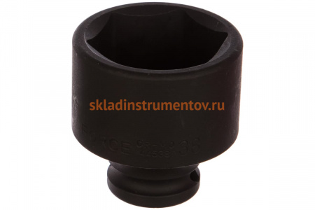 Головка 6-ти гранная 1/2", для пневмоинструмента, 38 мм FORCE 44538