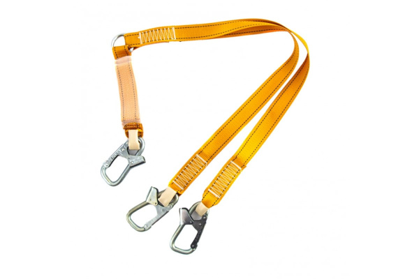 Ленточный двойной нерегулиуемый строп с амортизатором Сибртех модель аАД 89511