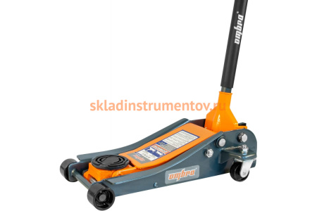 Подкатной гаражный домкрат Ombra OHT233 3 т, уменьшенная высота подхвата 90-458 мм 55406