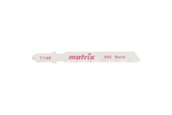 Полотна для электролобзика  по металлу, 76х50 мм, 2 мм, 3 шт. MATRIX 78229