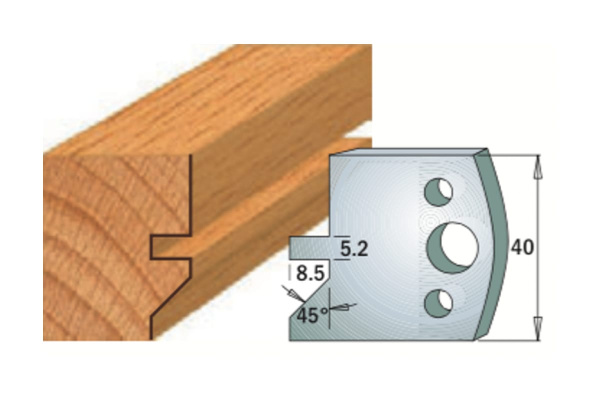 Комплект из 2-х ножей SP (40x4 мм) CMT 690.084