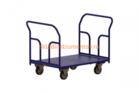 Тележка RUSKLAD платформенная с двумя ручками ТПД 5 (700x1200) d160мм