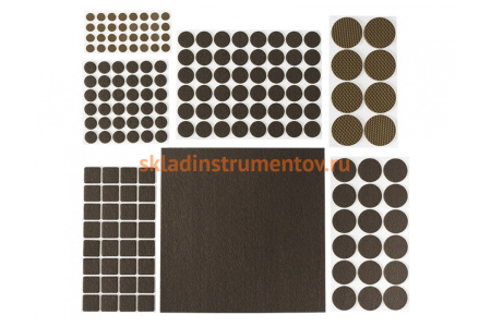 Набор самоклеящихся накладок на мебельные ножки Stayer COMFORT 98шт коричневые 40916-H98