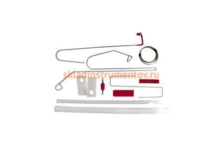 Универсальный набор пластин, крюков и захватов для отпирания автомобилей WIEDERKRAFT WDK-65263