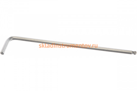 Г-образный шестигранный ключ JTC экстрадлинный с шаром H4, длина 140мм 73004