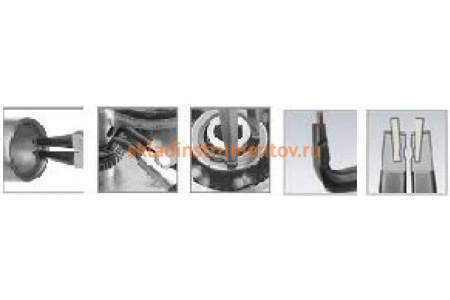 Съемник внутренних стопорных колец с отверстием BAUM 7" (175мм) сжим 90гр. 110IB-7 Съемник внутренних стопорных колец с отверстием BAUM 7" (175мм) сжим 90гр. 110IB-7