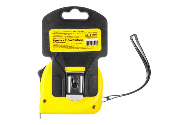 Рулетка T1 7,5 м, 25 мм РемоКолор 15-1-507