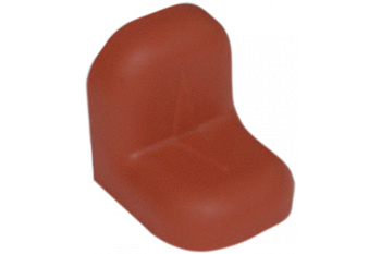 Уголок с заглушкой MFK-TORG 20х20х16х1.2 красное дерево светлое 3 20 20 3