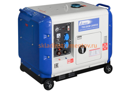 Дизельный сварочный генератор ТСС DGW-200ESS 017584