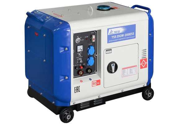 Дизельный сварочный генератор ТСС DGW-200ESS 017584