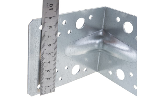 Крепежный угол Зубр МАСТЕР усиленный 90х105х105мм 1шт 310116-90-105