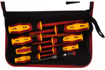 Набор диэлектрических отверток КВТ Профи НИО-08 78619