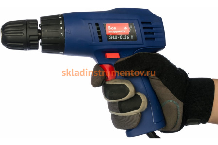 Сетевая дрель-шуруповерт ДИОЛД ЭШ-0.26Н 10031020