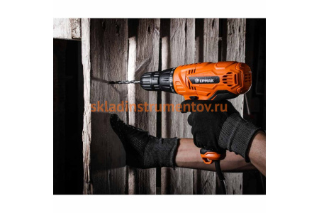 Электрическая дрель-шуруповерт ЕРМАК ДШЭ-10/400 646-209