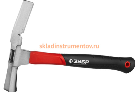 Молоток КАМЕНЩИКА 600 г с фибергласовой рукояткой ЗУБР Мастер 20163