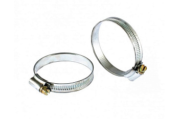 Металлические, червячные хомуты СИБРТЕХ 44-64мм, ширина 12мм, английский тип, W1, 2шт 47670