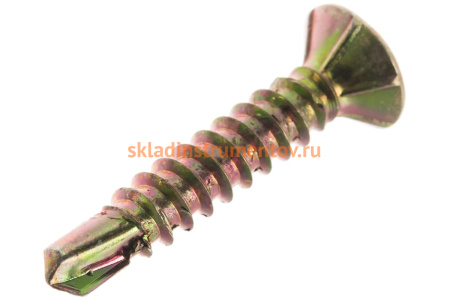 Саморезы со сверлом для оконного профиля 600 шт. (3,9х22 мм; PH2; ТФ1) ЗУБР 4-300231-39-022