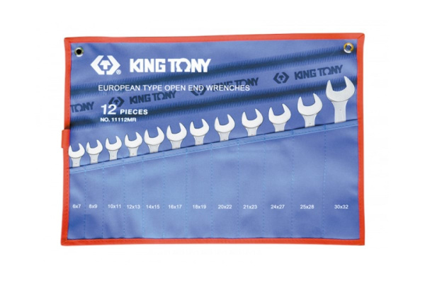 Набор рожковых ключей KING TONY 6-32 мм, 12 шт. 1112MRN