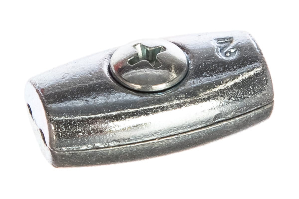 Зажим троса ЗУБР Бочонок 2мм, 2 шт, 304456-02 Зажим троса ЗУБР Бочонок 2мм, 2 шт, 304456-02