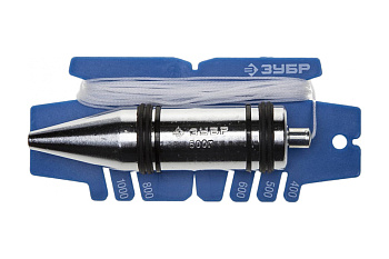 Строительный отвес Зубр Эксперт со шнуром и безопасным наконечником 06347-50_z01