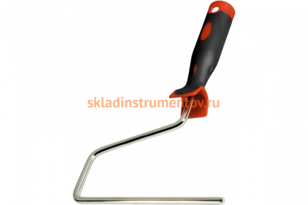 Никелированная двухкомпонентная ручка для валиков Matrix 250 мм d8 мм 81222