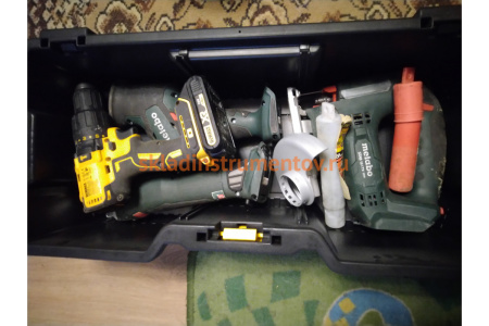 Открытый профессиональный пластмассовый ящик для инструмента со съемным кейсом STANLEY 1-97-506