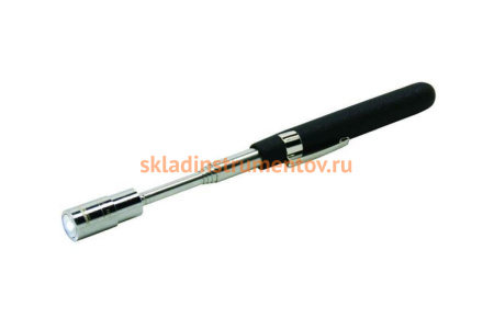 Магнитная телескопическая ручка с подсветкой Jonnesway AG010188 max длина 690 мм, грузоподъемность до 2 кг 48793