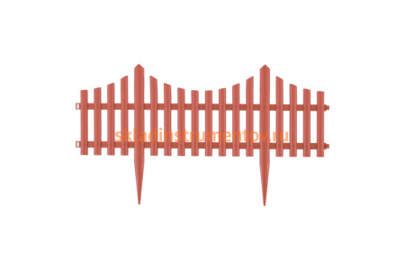 Декоративный забор PALISAD Гибкий, 24 х 300 см, коралловый 65018