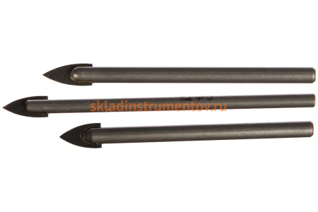 Набор сверл по керамике и стеклу MASTER (5; 6; 8 мм) Stayer 2986-Н3