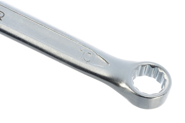 Ключ ПРОФИ (гаечный, комбинированный, CrV) 10мм Biber 90665 тов-155271