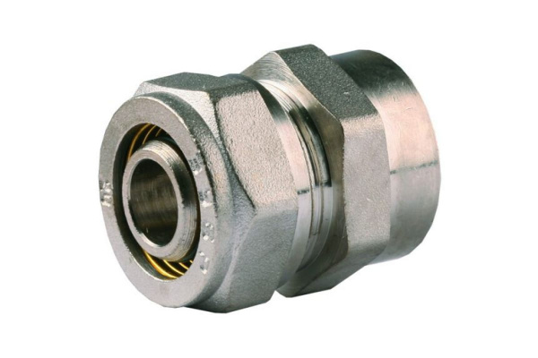 Муфта соединительная (20х2 мм; цанга-цанга) для трубопровода Зубр 51400-20