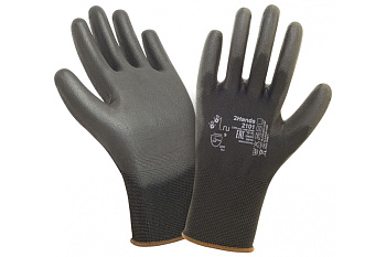 Перчатки 2Hands нейлон/PU 2101BLK- 7