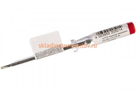 Индикатор напряжения WITTE 220-250V 3,5х100 мм 240722000