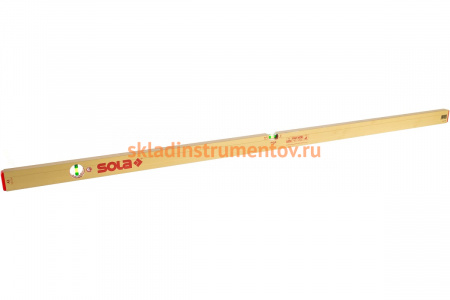 Алюминиевый уровень (L=150 см, 2 глазка) SOLA AZ 150 01161501