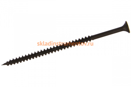 Фосфатированный саморез с мелкой резьбой по дереву/металлу Зубр PH2 4,8x90 мм 12 шт 300016-48-090