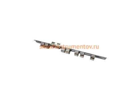 Держатель головок ROCKFORCE 1/2DR, металлическая рейка, 20 зажимов, 560мм RF-819420