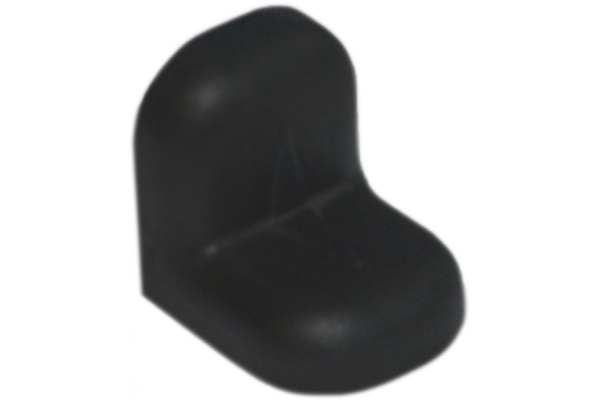 Уголок с заглушкой MFK-TORG 20х20х16х1.2 черный 2 20 20 2