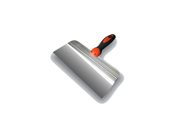 Шпатель DECOR 300 мм, ширина 75 мм, толщина 0,45 мм, двухкомпонентная ручка, нерж. сталь, фасадный