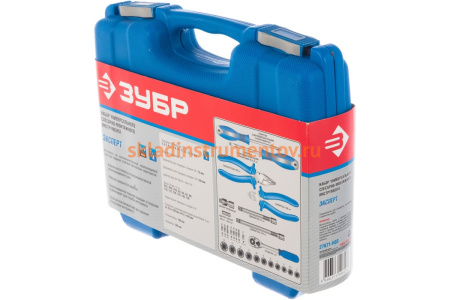 Набор: универсальный слесарно-монтажный инструмент 1/4", 33 шт. ЗУБР ЭКСПЕРТ 27671-H33